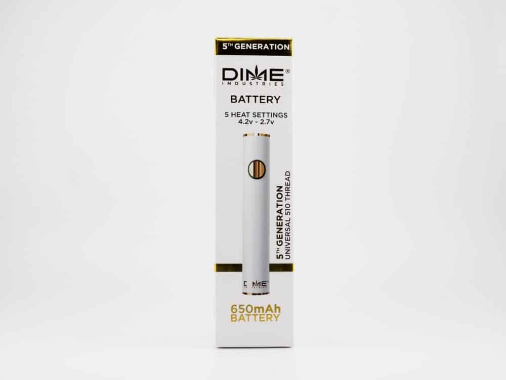 Dime battery white