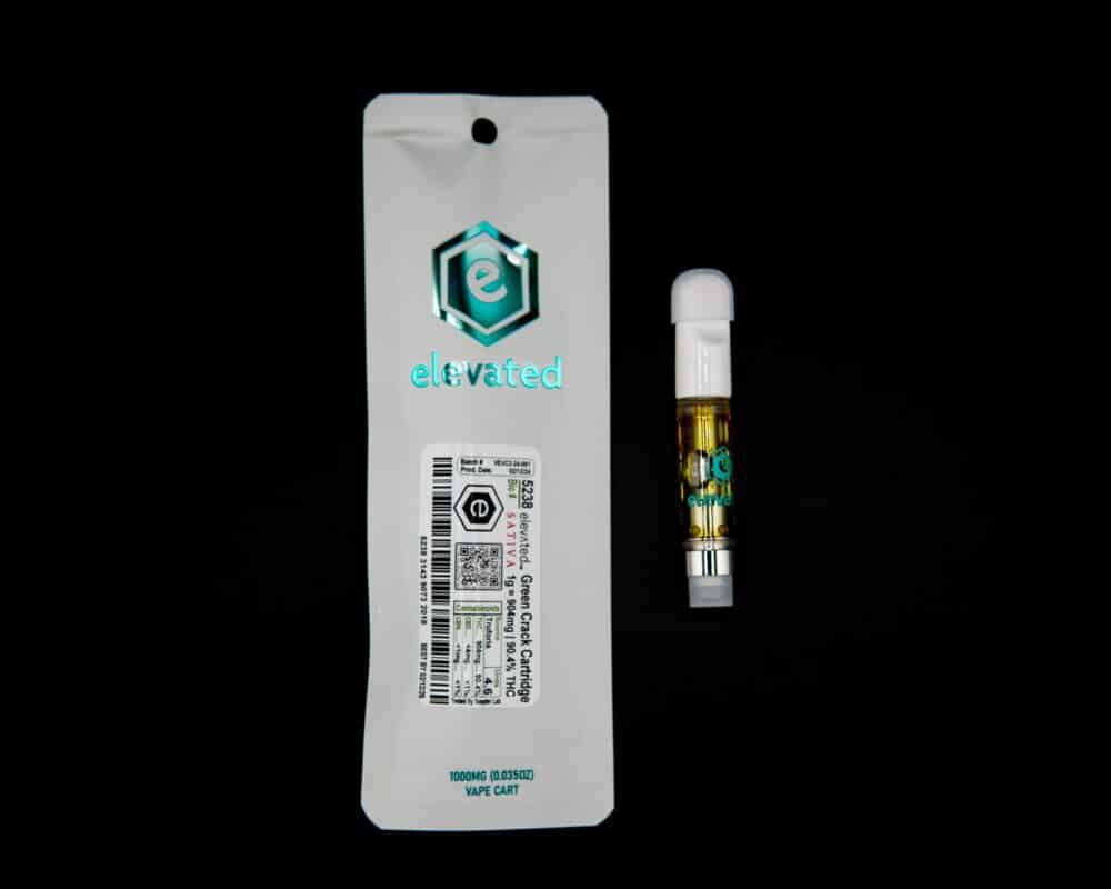 Elevated Green Crack Vapor Cart 1g