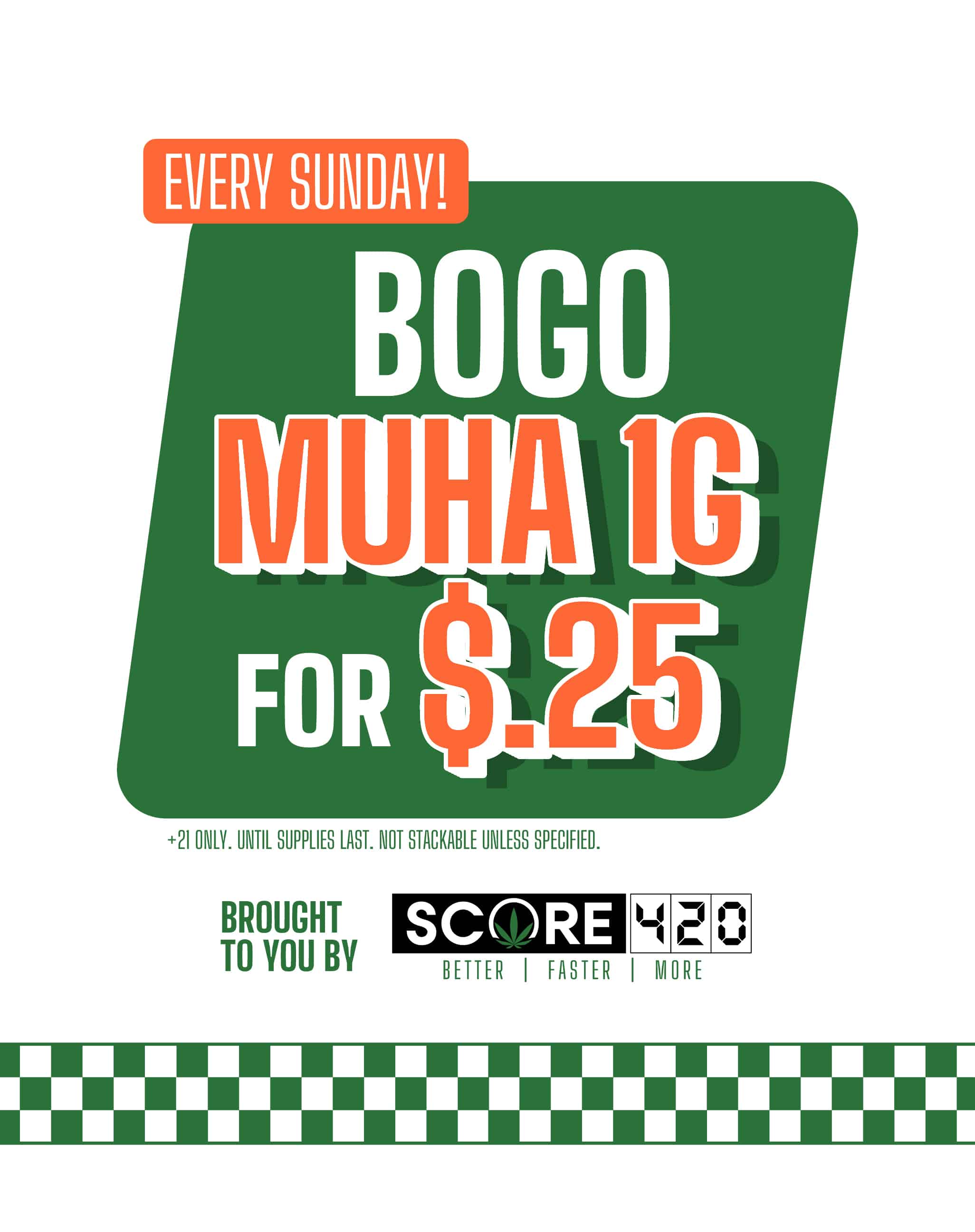 sunday dispensary deals