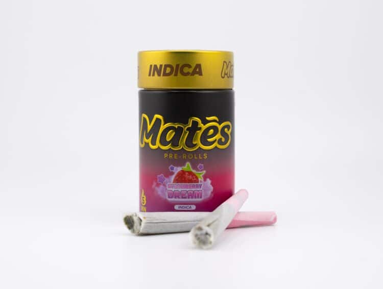 Muha Meds Mates Strawberry Dream (I) 3g 5pk Infused Prerolls