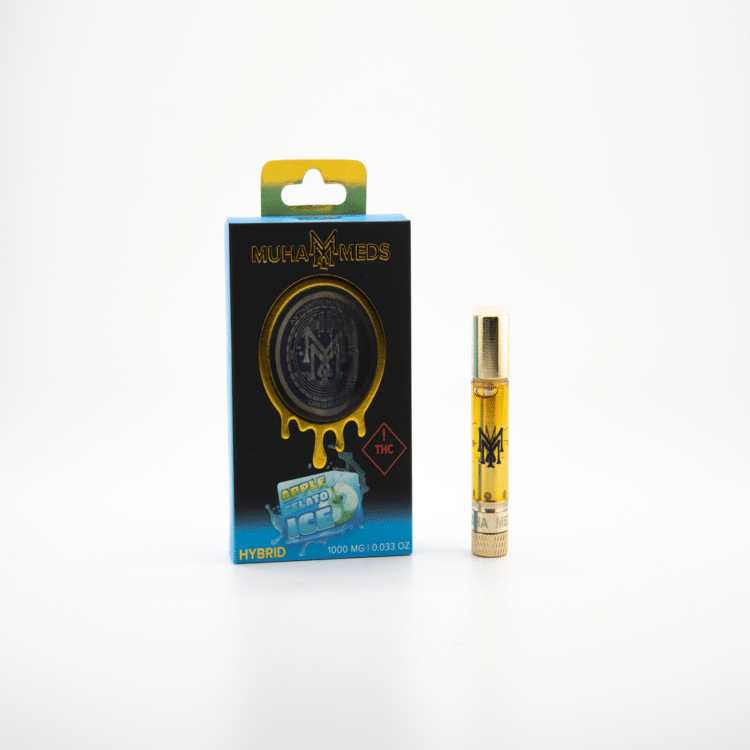 Muha Meds Apple Gelato Ice (H) 1g Cart