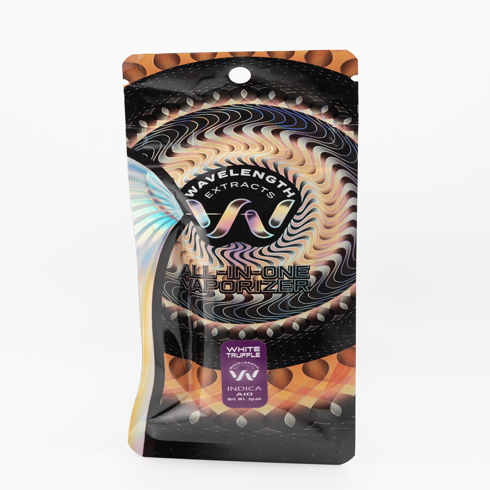 wavelength disposable vape White Truffle (I) Live Resin 1g AIO Capacity:1.2ohm CRC Pods JNR Stellarc 100k Pod Batch All In One