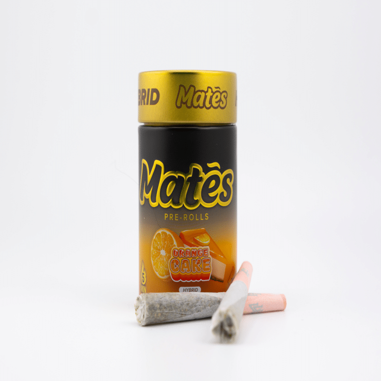 Muha Meds Mates Orange Cake (H) 3g 5pk Infused Prerolls