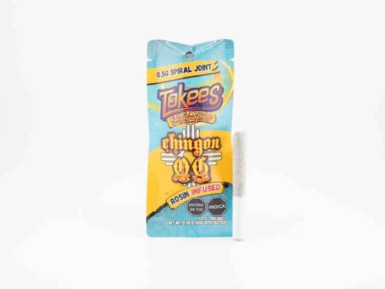 Headspace Tokees Chingon OG (I) 0.5g Rosin Infused Spiral Joint