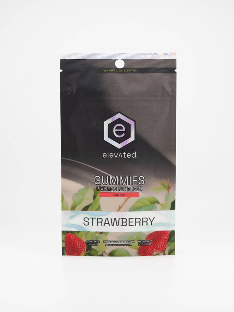 Elevated Strawberry (S) 100mg Rosin Gummies
