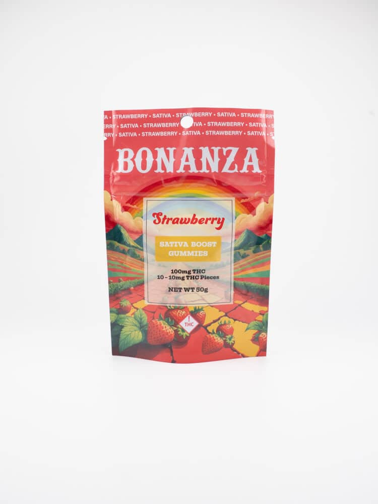 Bonanza Strawberry (S) Gummies 100mg