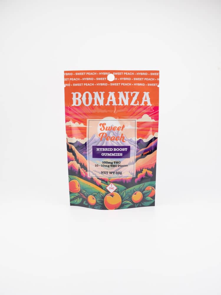 Bonanza Sweet Peach (H) Gummies 100mg