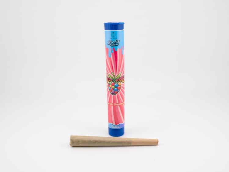 True Roots Kiefy Cone Snozzberries (I) 1g Infused Preroll