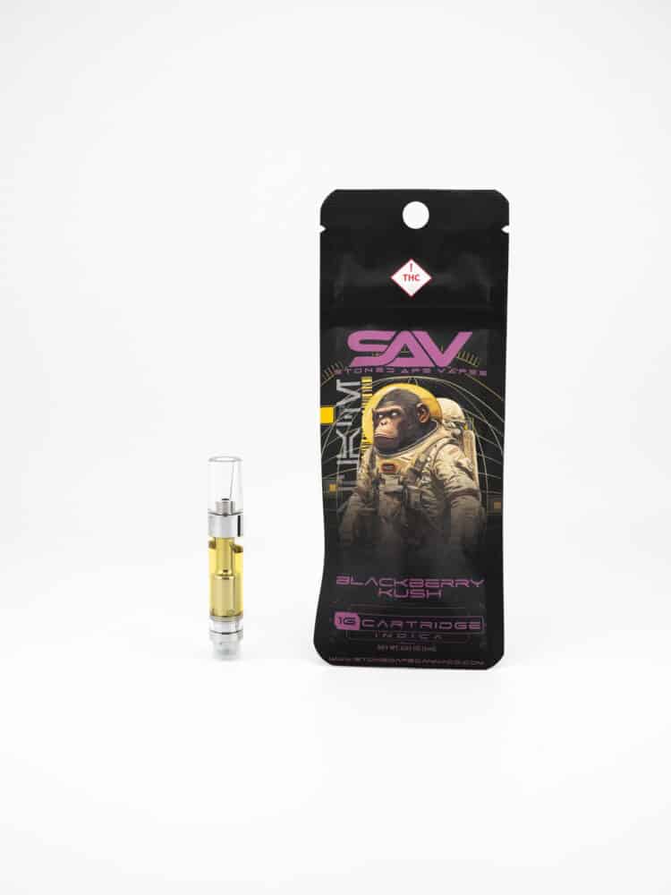 Stoned Ape  Blackberry Kush (I) 1g Cart