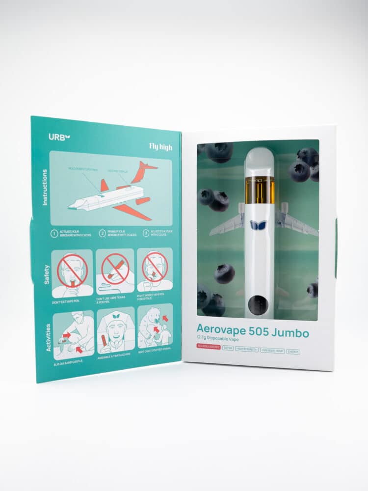 Urb Aerovape 505 Jumbo Sour Blueberry (S) 2.7g AIO