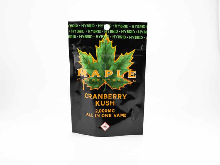Maple Concentrates Cranberry Kush (H) 2g AIO