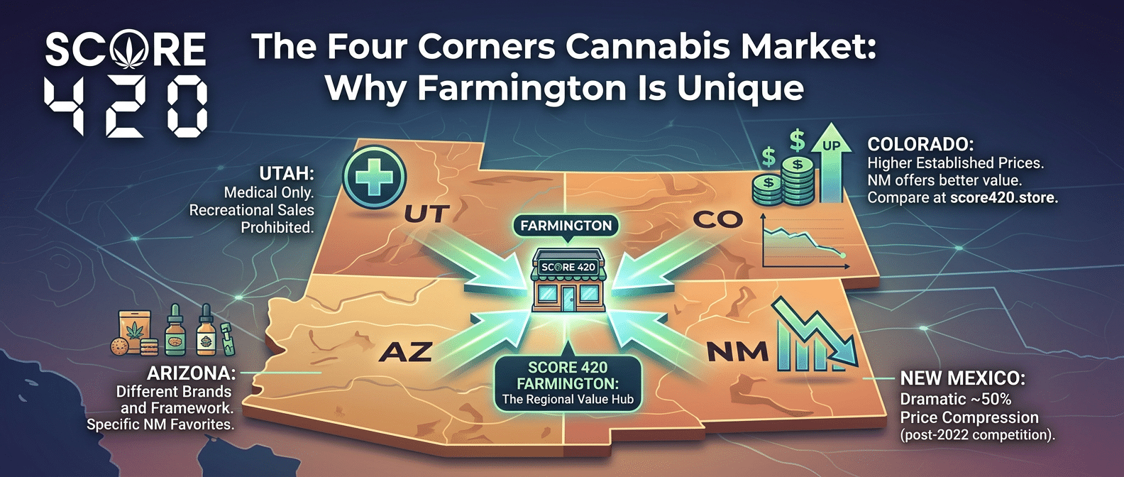 Dispensary in Farmington NM: Score 420 Serves the Four Corners
