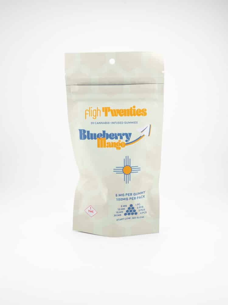 Fligh Blueberry Mango (I) 100mg Gummies