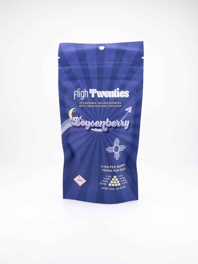Fligh Boysenberry (H) 100mg Gummies