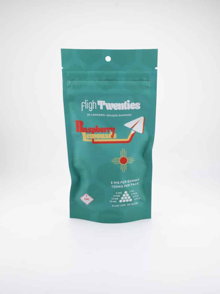 Fligh Raspberry Lemonade (S) 100mg Gummies