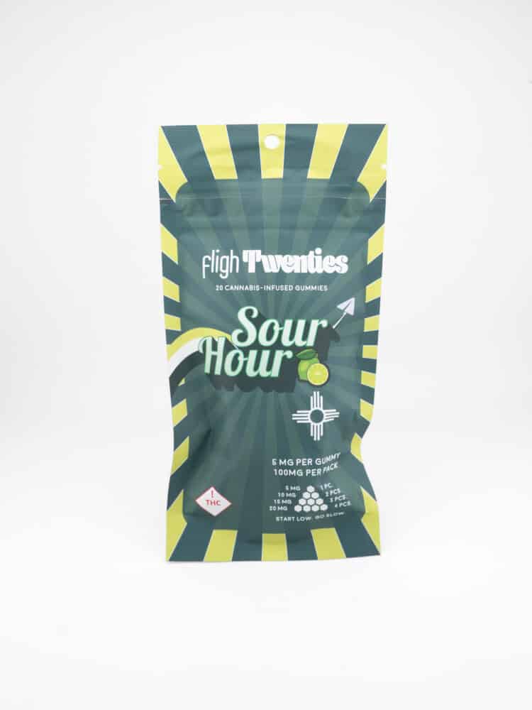 Fligh Sour Hour (H) 100mg Gummies
