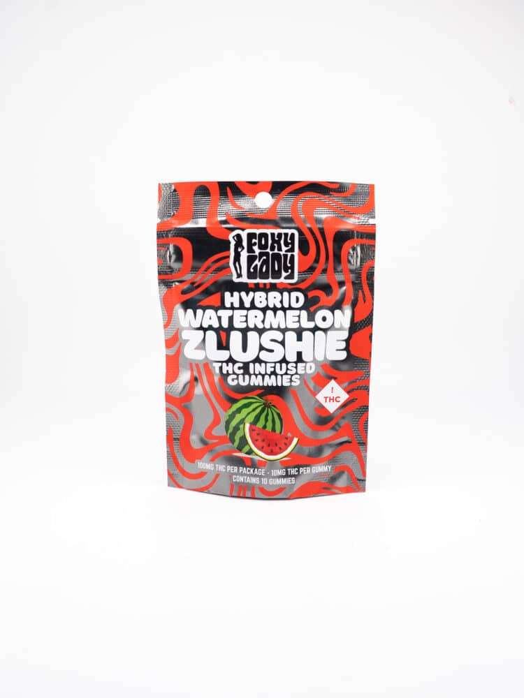 FoxyLady Watermelon Zlushie (H) 100mg Gummies