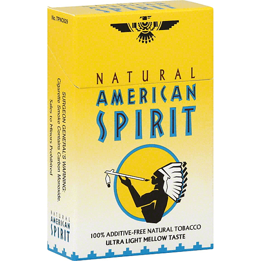 American Spirit Lights Yellow