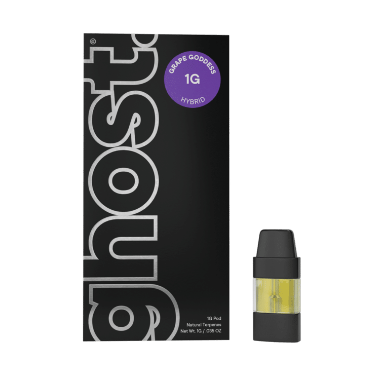 ghost. Grape Goddess (H) 1g Pod