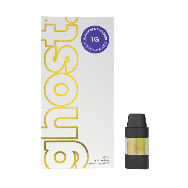 ghost. Permanent Marker (H) 1g Live Resin Pod