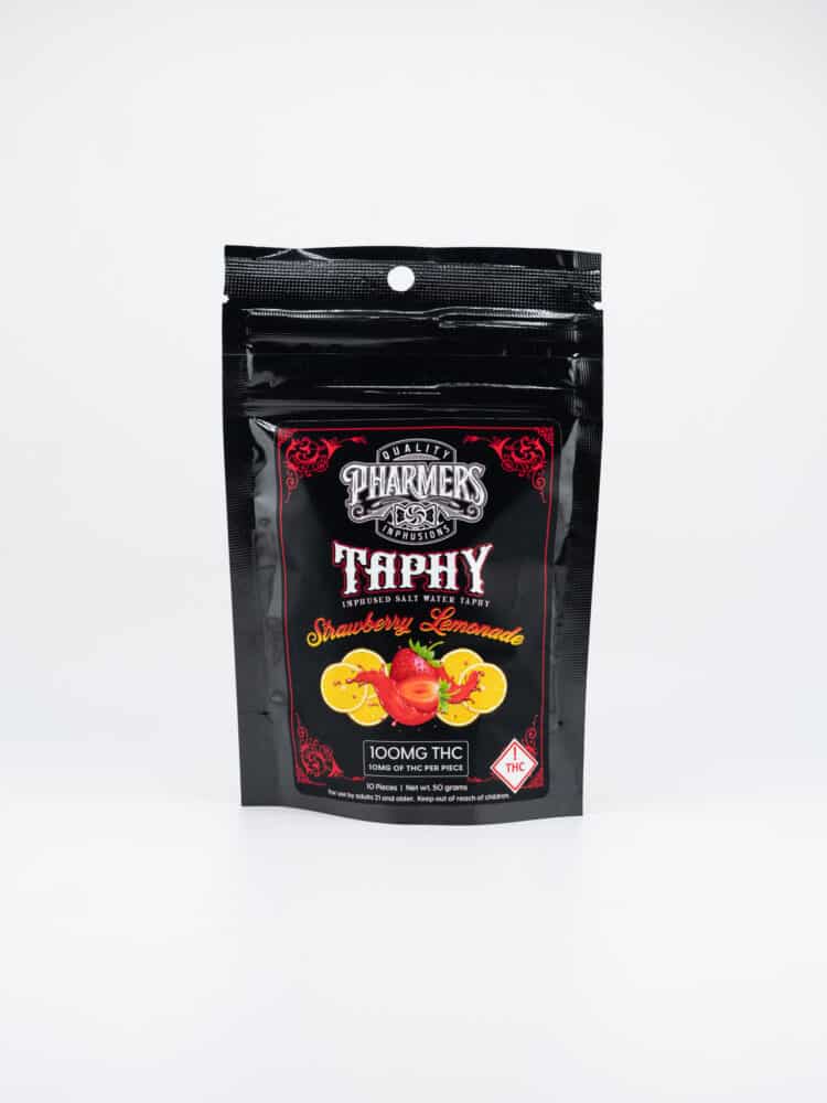 Pharmers Quality Strawberry Lemonade (H) 100mg Taphy