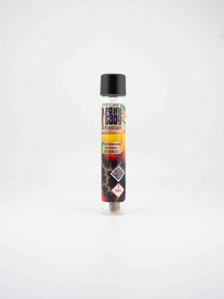 Foxy Lady Watermelon Zlushie (H) 1g Kaviar Infused Preroll