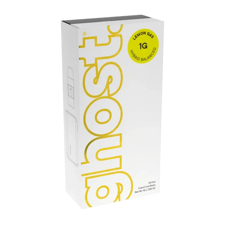 ghost. Lemon Gas (S) 1g live Resin Pod