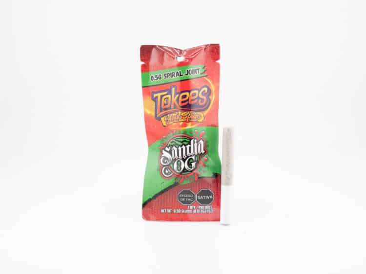 Head Space Tokees Sandia OG (S) 0.5g Rosin Infused Spiral Joint