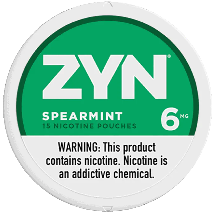 Zyn Spearmint 6mg Nicotine Pouches 15pk