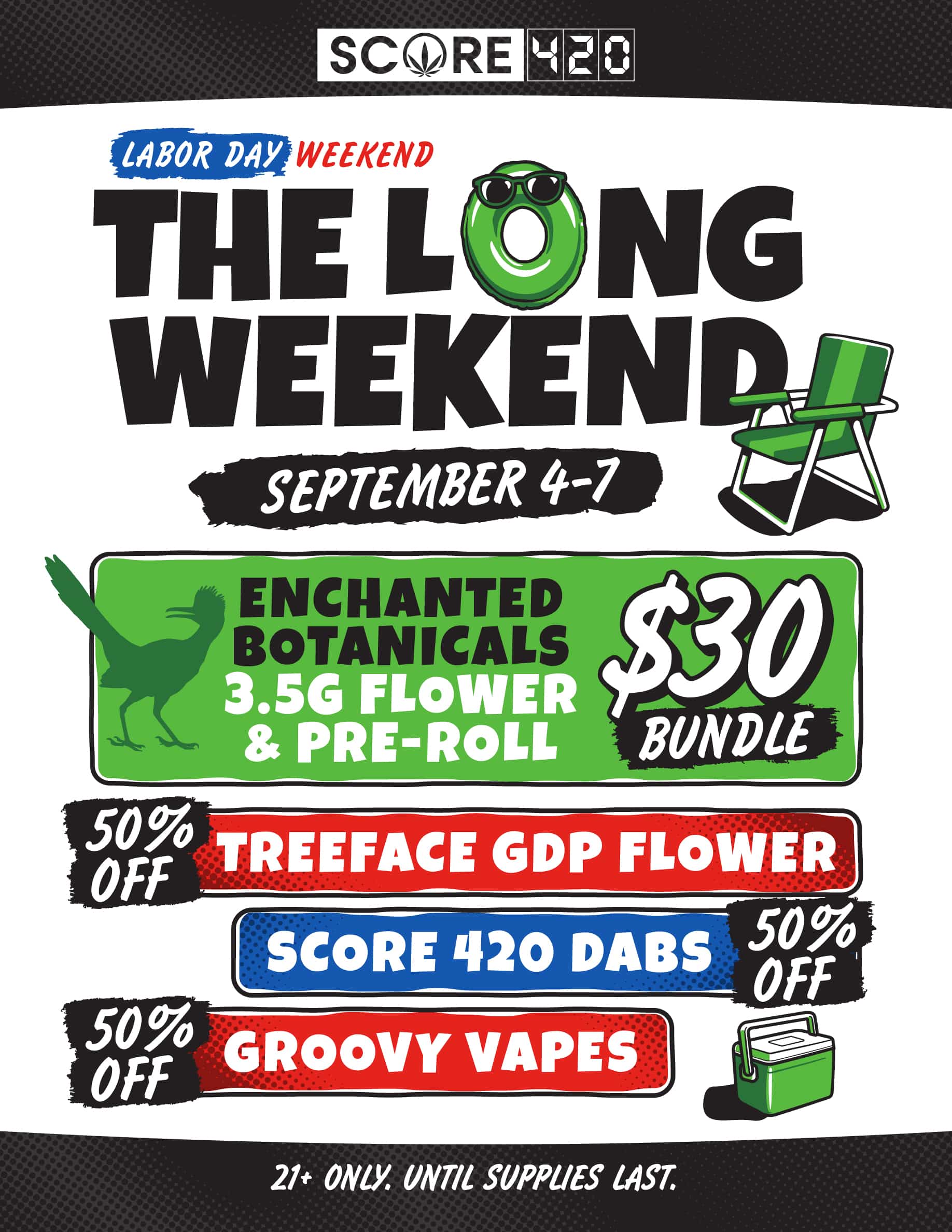 labor day dispensary sale